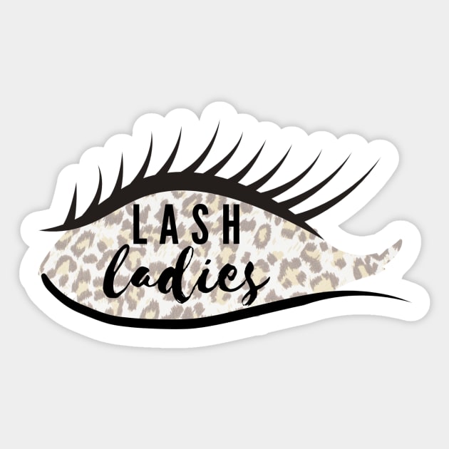 Lash Ladies Sticker by A.Medley.Of.Things